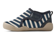 Wheat Shawn swim/beach shoes indigo with stripes